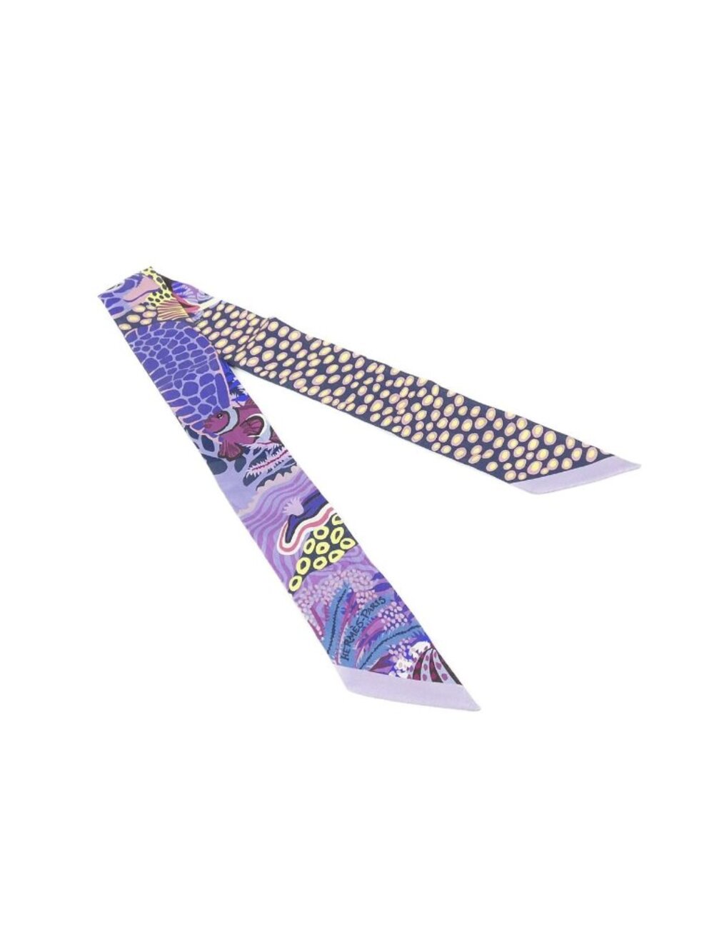Hermes Twilly Scarf Purple